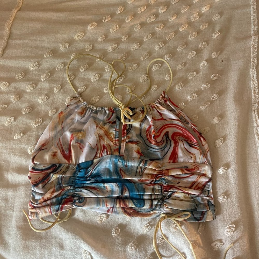 Cider Marbled Crop Top